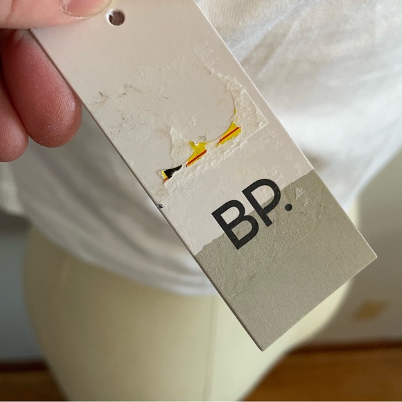 BP x Nordstrom Cropped Camisole/ Tank Top- White- Size XL- NWT - Picture 6 of 7